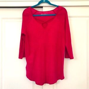 NWOT Barbicore! Eddie Bauer pink top L